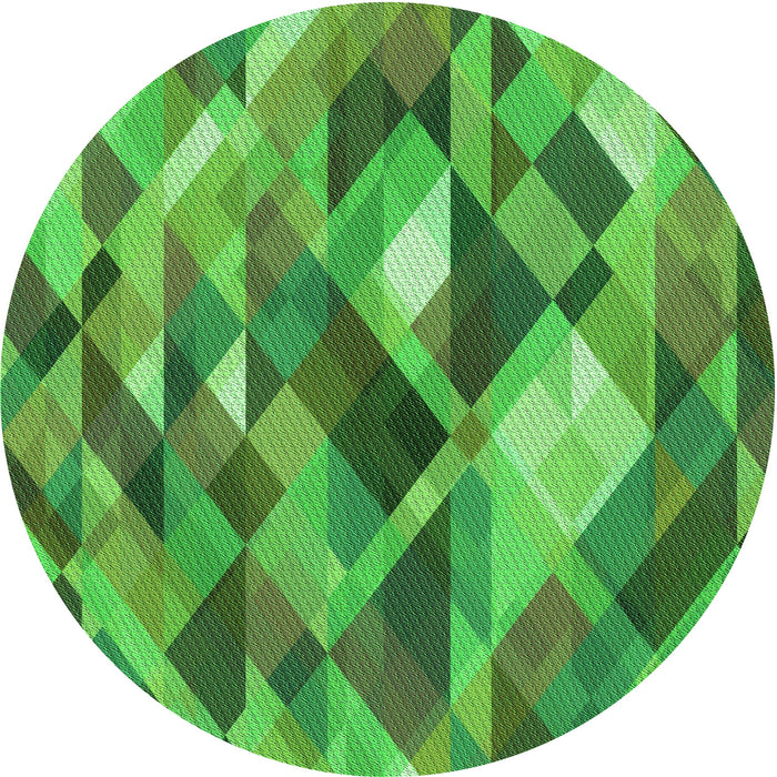 Square Machine Washable Transitional Forest Green Rug in a Living Room, wshpat1511grn