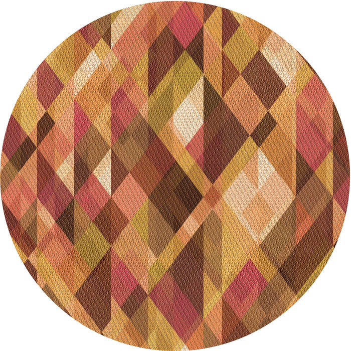 Square Machine Washable Transitional Orange Rug in a Living Room, wshpat1511org