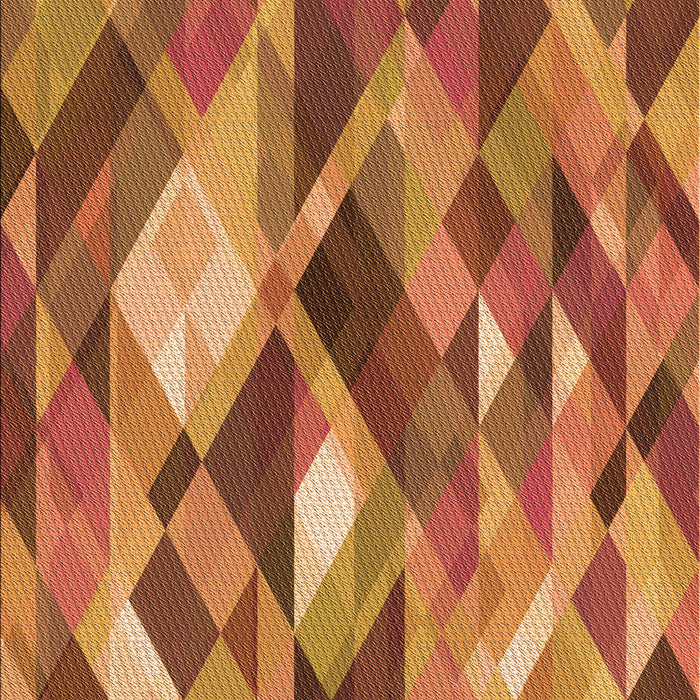 Patterned Orange Rug, pat1511org