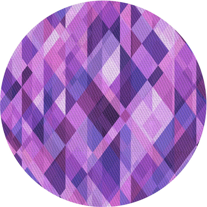 Square Patterned Purple Rug, pat1511pur