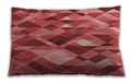 Patterned Rectangular Red Lumbar Throw Pillow, 13 inch by 19 inch, lbpat1511rd
