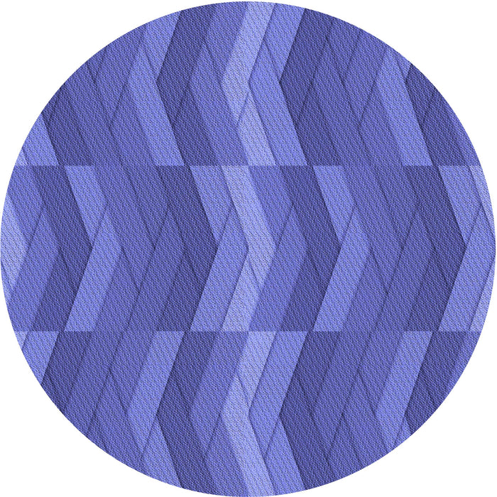 Square Patterned Blue Rug, pat1512blu