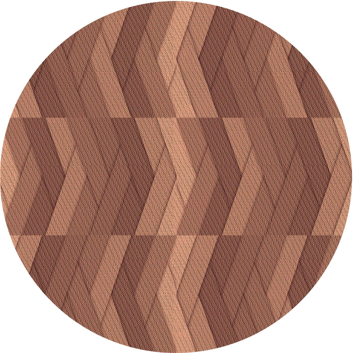 Square Patterned Brown Red Rug, pat1512brn