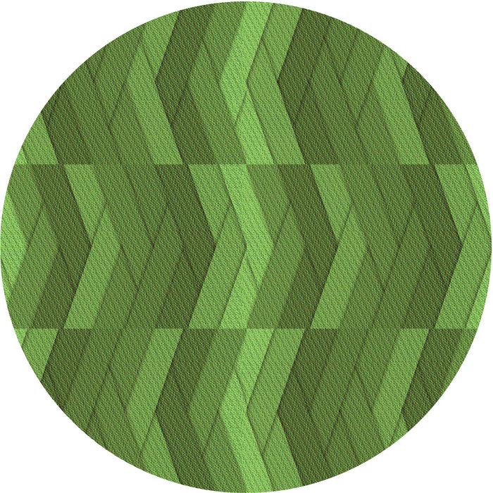 Square Machine Washable Transitional Seaweed Green Rug in a Living Room, wshpat1512grn