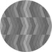 Square Patterned Ash Gray Rug, pat1512gry