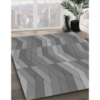 Patterned Ash Gray Rug, pat1512gry