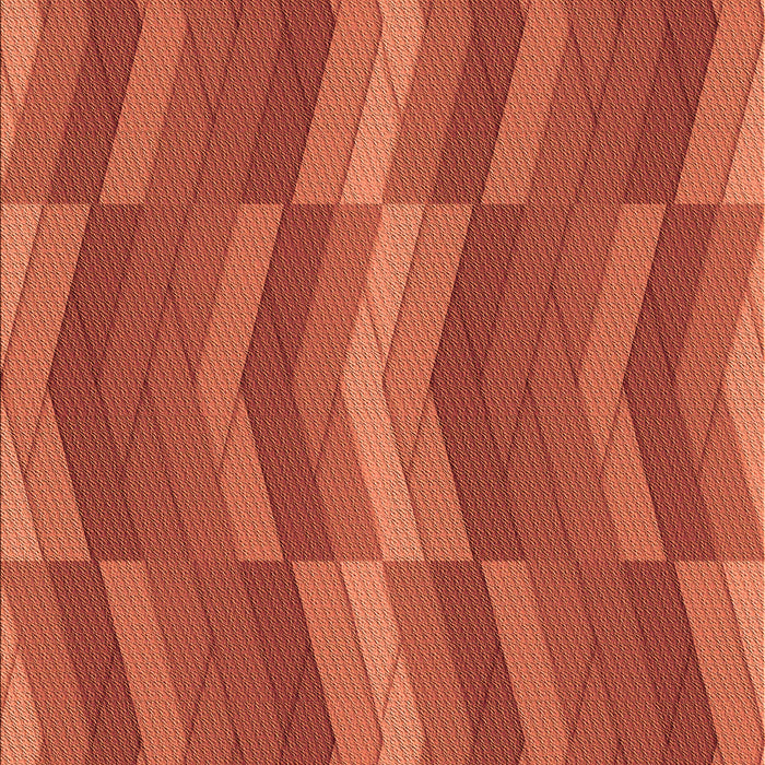 Patterned Bright Orange Rug, pat1512org