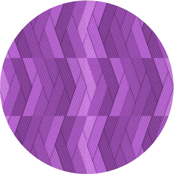 Square Machine Washable Transitional Bright Neon Pink Purple Rug in a Living Room, wshpat1512pur