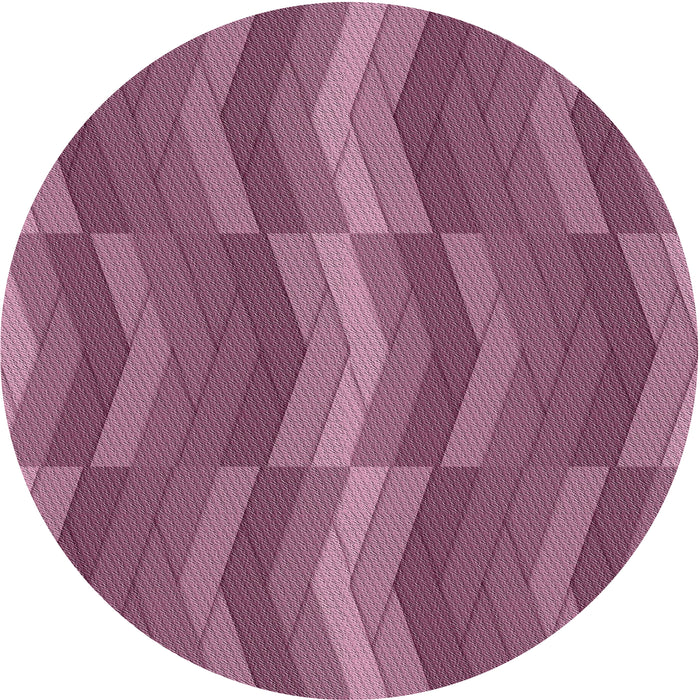 Square Machine Washable Transitional Dark Raspberry Purple Rug, wshpat1512
