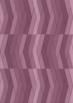 Patterned Dark Raspberry Purple Novelty Rug, pat1512
