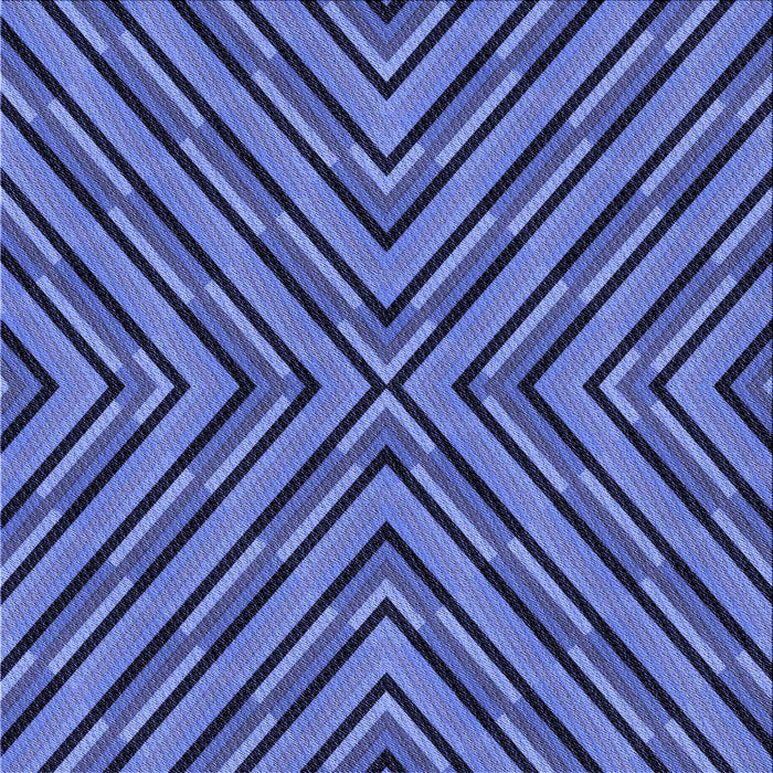 Round Patterned Sky Blue Rug, pat1513blu