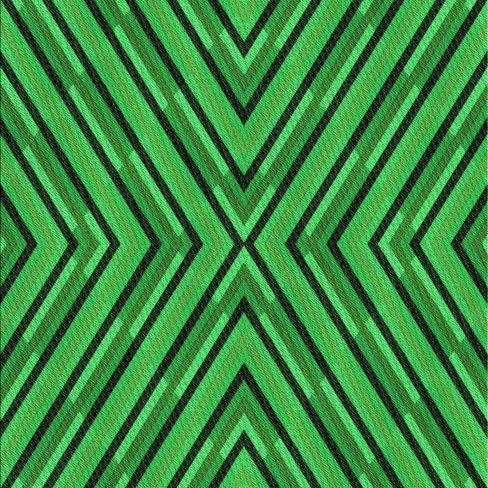 Patterned Deep Emerald Green Rug, pat1513grn