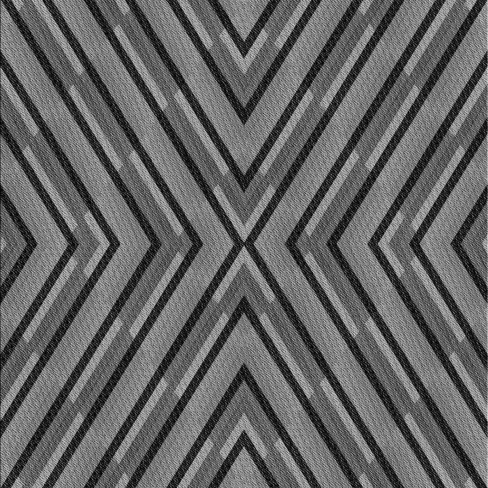 Patterned Dark Gray Black Rug, pat1513gry