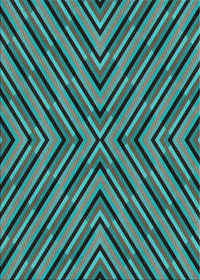 Machine Washable Transitional Turquoise Green Rug, wshpat1513