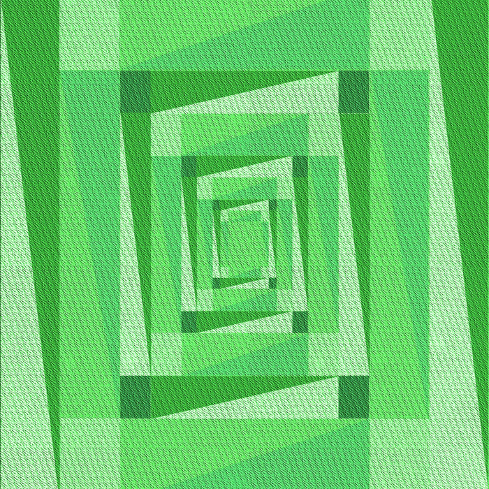 Patterned Neon Green Rug, pat1514grn