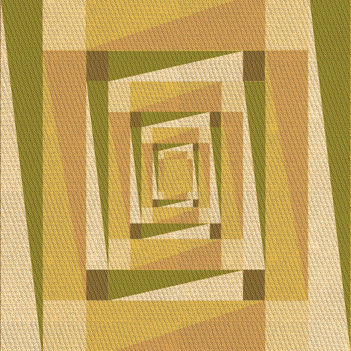 Patterned Dark Golden Brown Rug, pat1514org