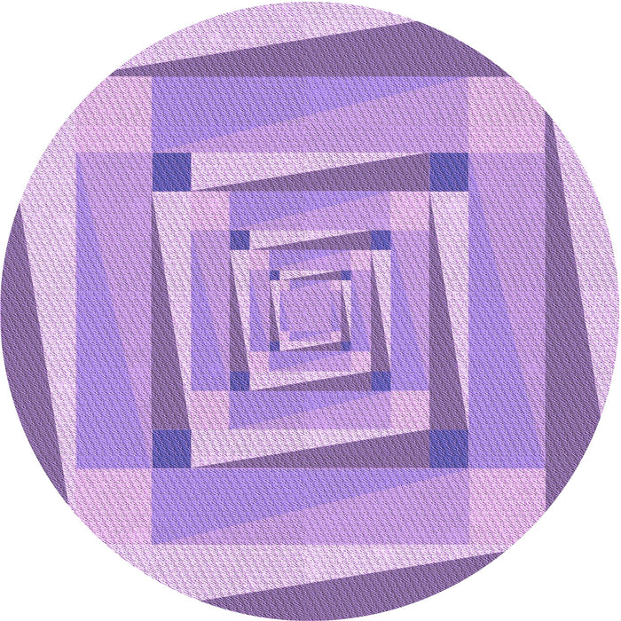 Square Patterned Mauve Purple Rug, pat1514pur