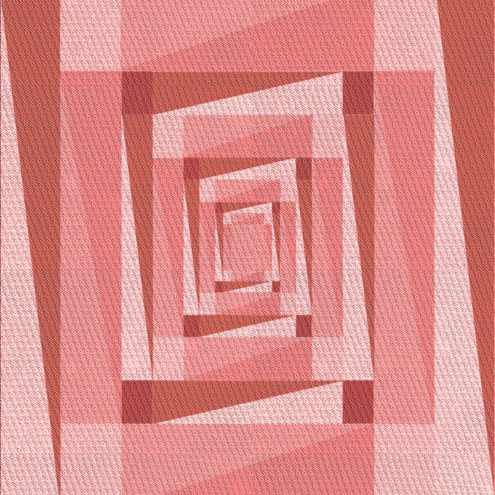 Machine Washable Transitional Pastel Pink Rug, wshpat1514rd