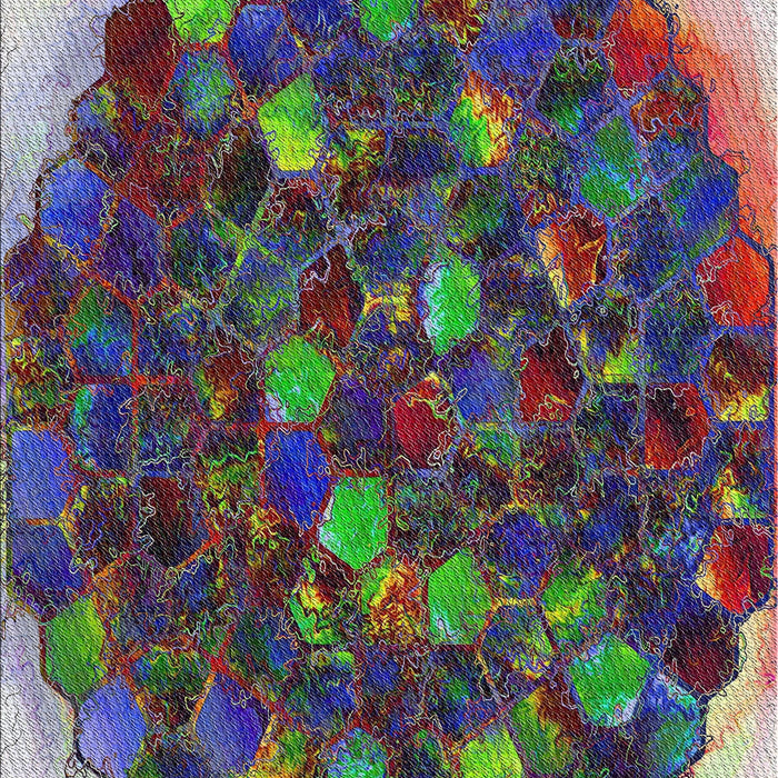 Patterned Dark Purple Novelty Rug, pat1515