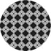 Square Patterned Cloud Gray Rug, pat1516gry