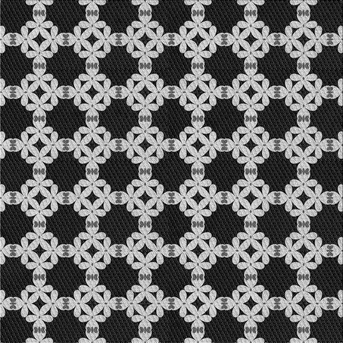 Round Patterned Cloud Gray Rug, pat1516gry