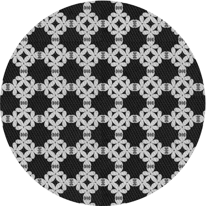 Square Machine Washable Transitional Cloud Gray Rug in a Living Room, wshpat1516gry