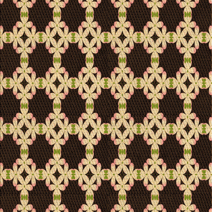 Patterned Yellow Orange Rug, pat1516org