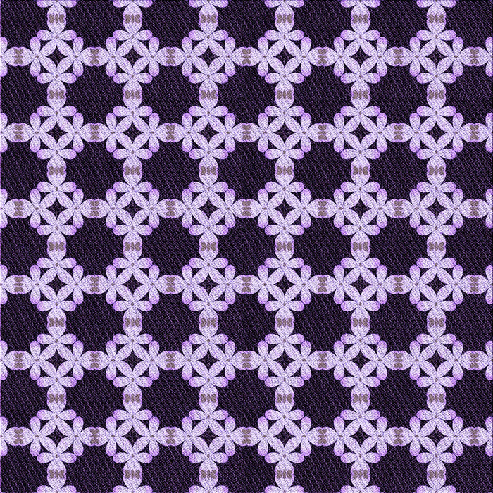 Round Machine Washable Transitional Bright Lilac Purple Rug, wshpat1516pur