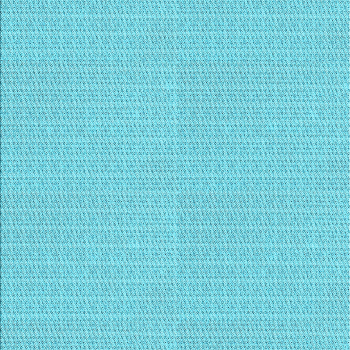 Patterned Bright Turquoise Blue Rug, pat1517lblu