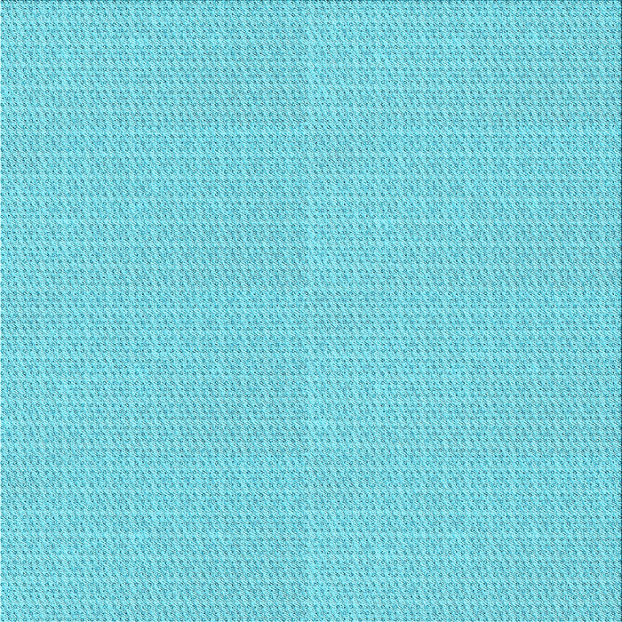 Round Machine Washable Transitional Bright Turquoise Blue Rug, wshpat1517lblu