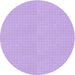 Square Patterned Purple Rug, pat1517pur