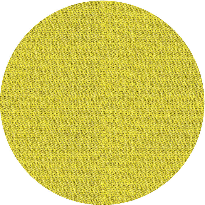 Square Machine Washable Transitional Yellow Rug in a Living Room, wshpat1517yw