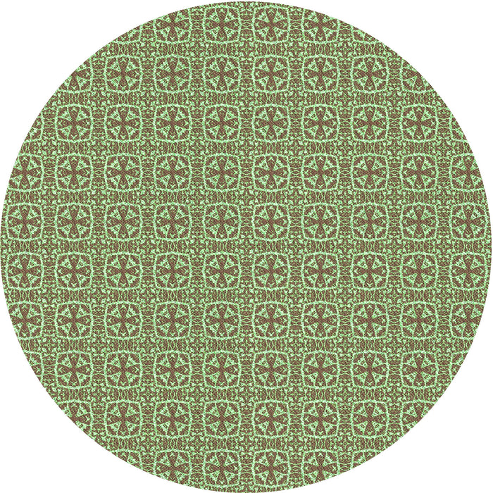 Square Patterned Red Brown Rug, pat1518grn