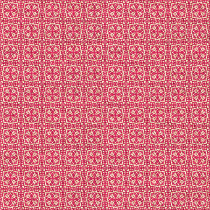 Round Machine Washable Transitional Light Salmon Pink Rug, wshpat1518org