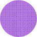 Square Machine Washable Transitional Violet Purple Rug in a Living Room, wshpat1518pur