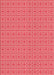 Patterned Light Coral Pink Rug, pat1518rd