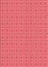 Machine Washable Transitional Light Coral Pink Rug, wshpat1518rd