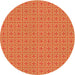 Square Patterned Saffron Yellow Rug, pat1518yw