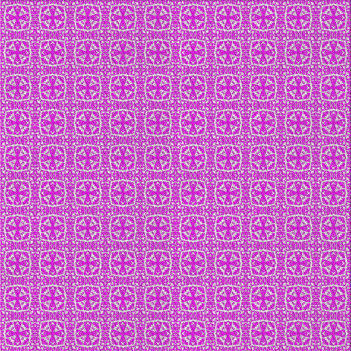 Square Patterned Plum Purple Novelty Rug, pat1518