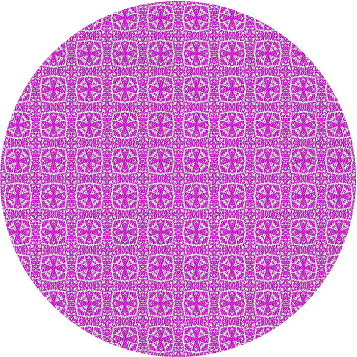 Square Machine Washable Transitional Plum Purple Rug, wshpat1518