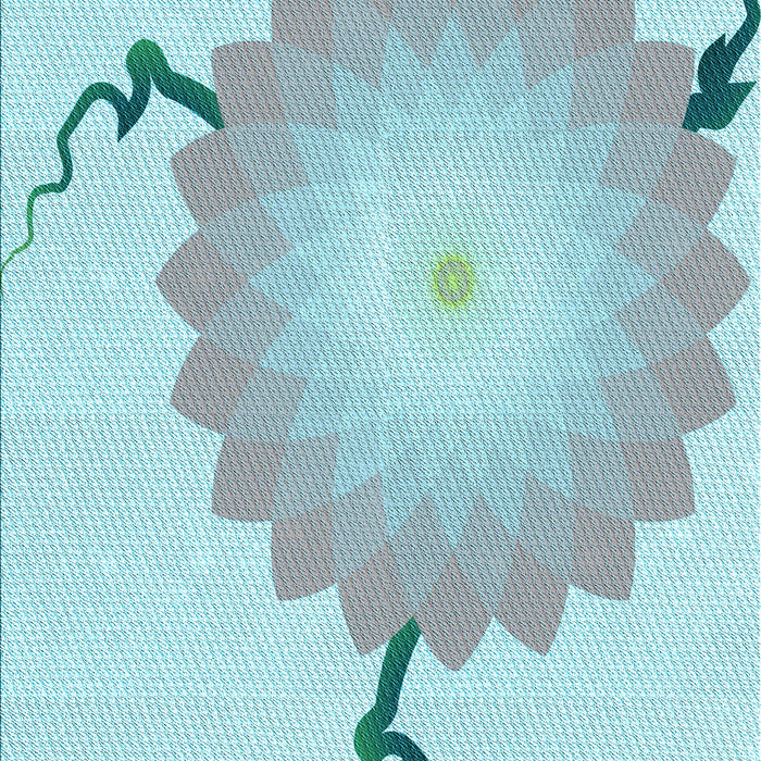 Machine Washable Transitional Blue Rug, wshpat1519lblu