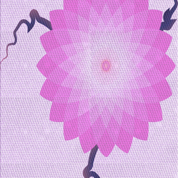 Patterned Purple Rug, pat1519pur