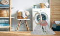 Machine Washable Transitional Off White Beige Rug in a Washing Machine, wshpat1519