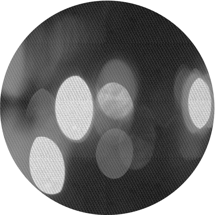 Square Patterned Charcoal Black Rug, pat152gry