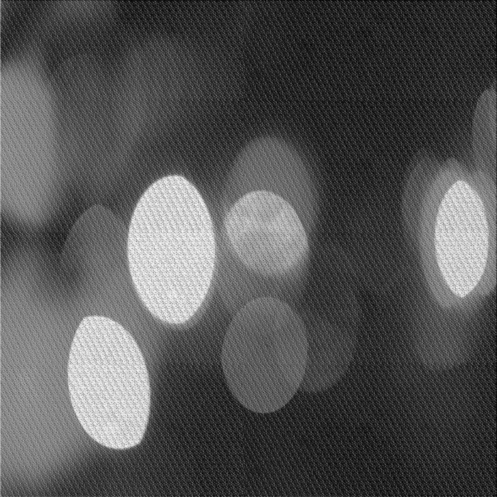 Round Patterned Charcoal Black Rug, pat152gry