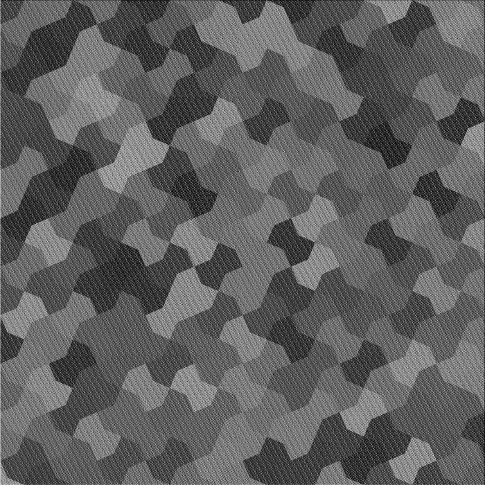 Round Patterned Gray Rug, pat1520gry