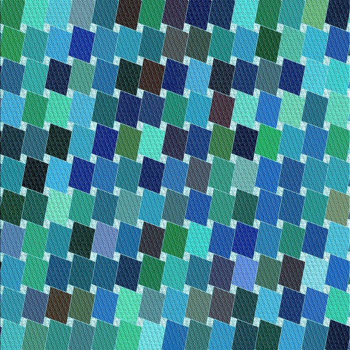 Patterned Dark Turquoise Green Rug, pat1521lblu