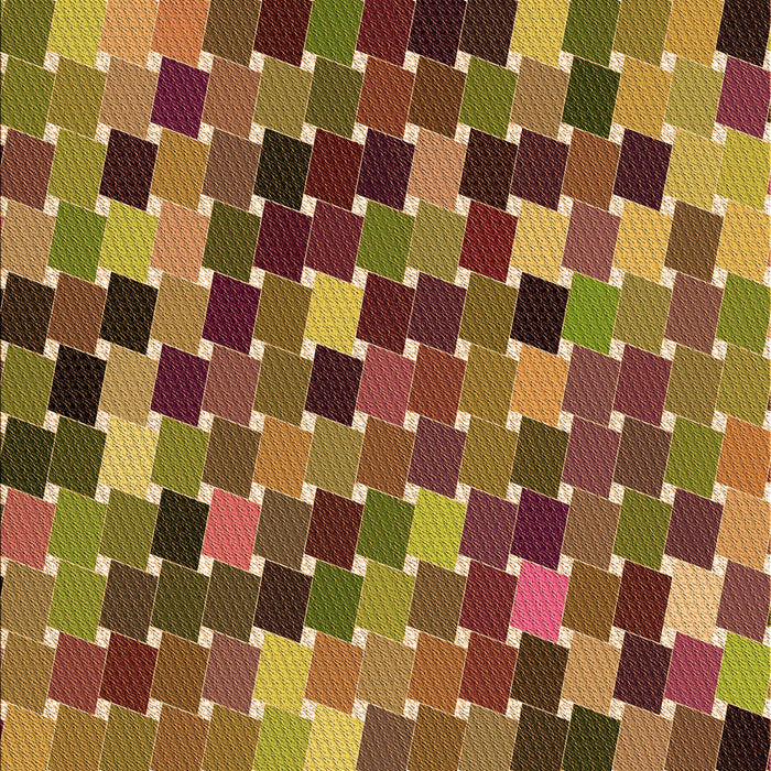 Patterned Saffron Red Rug, pat1521org