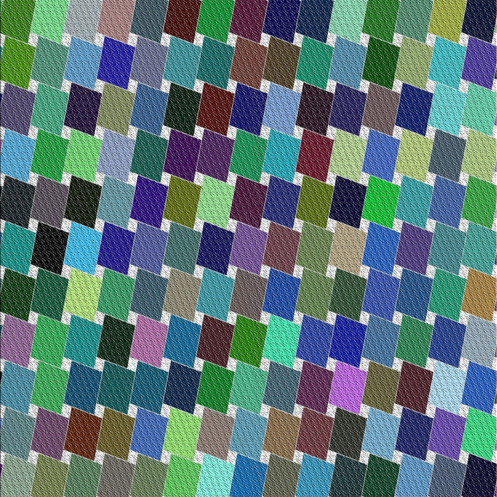 Patterned Blue Modern Rug, pat1521