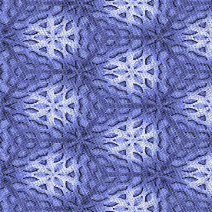 Round Patterned Sky Blue Rug, pat1522blu